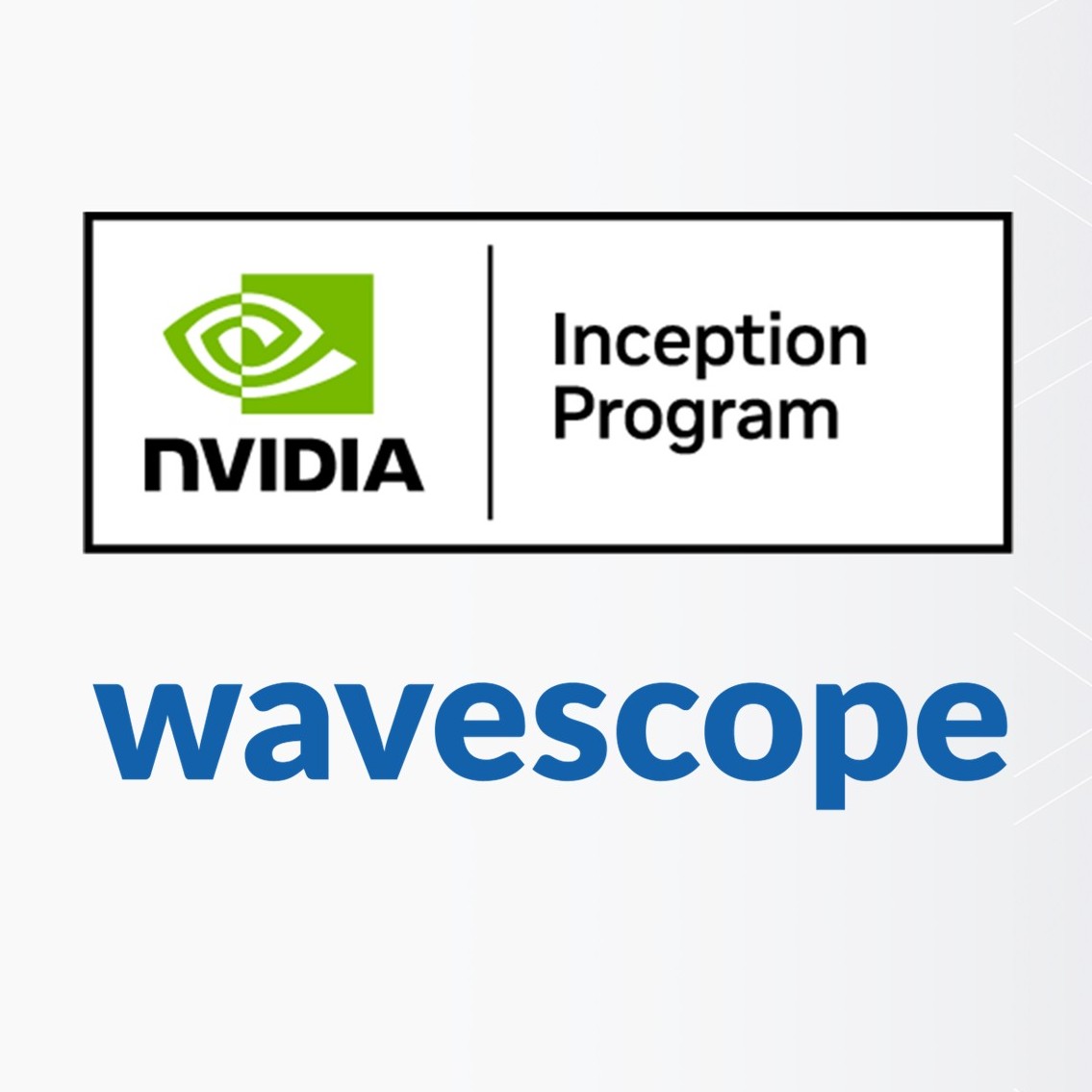 Logo for Nvidia and Wavescope.