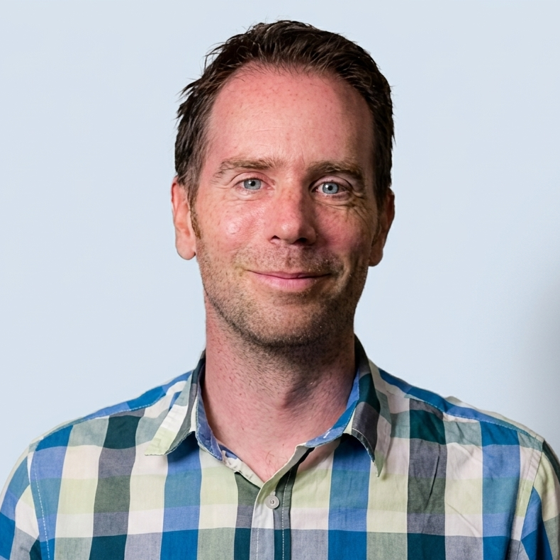 Headshot of James Sheil. Head of Design.